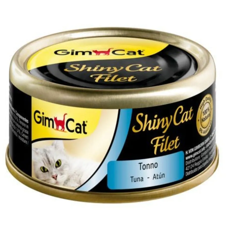 GimCat Shiny Filet atún lata para gatos Outlet