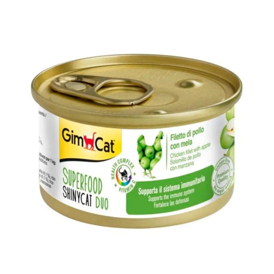 Gimborn GimCat Super Food Shiny Cat Duo Pollo y Manzana lata para gatos