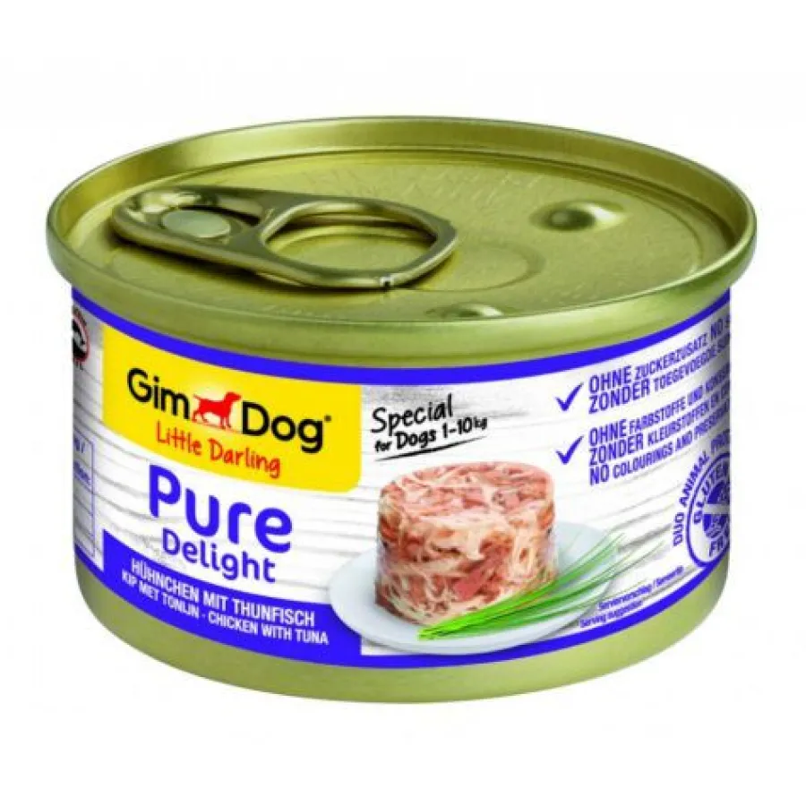 GimDog Pure Delight Pollo con Atún lata para perros Outlet