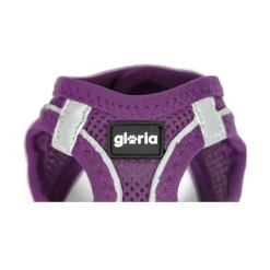 Gloria Air Mesh Trek Star Arnés Morado para perros
