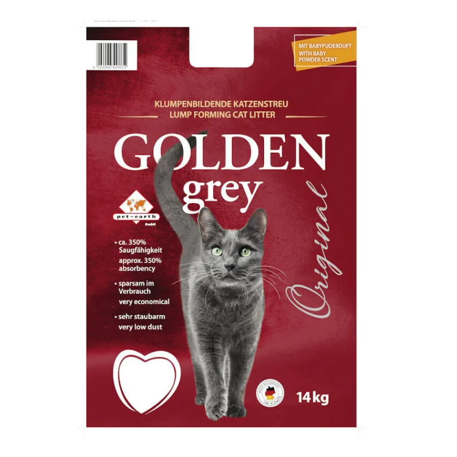 Golden Grey Arena Fina Aglomerante para gatos Best