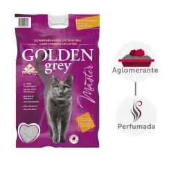 Golden Grey Master Arena Aglomerante para gatos Sale