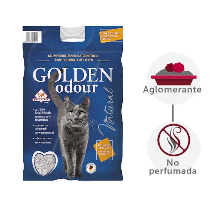 Golden Grey Golden Odour Arena Aglomerante Absorbe Olores para gatos Discount