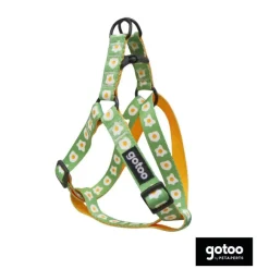 Gotoo Arnés estampado verde para perro