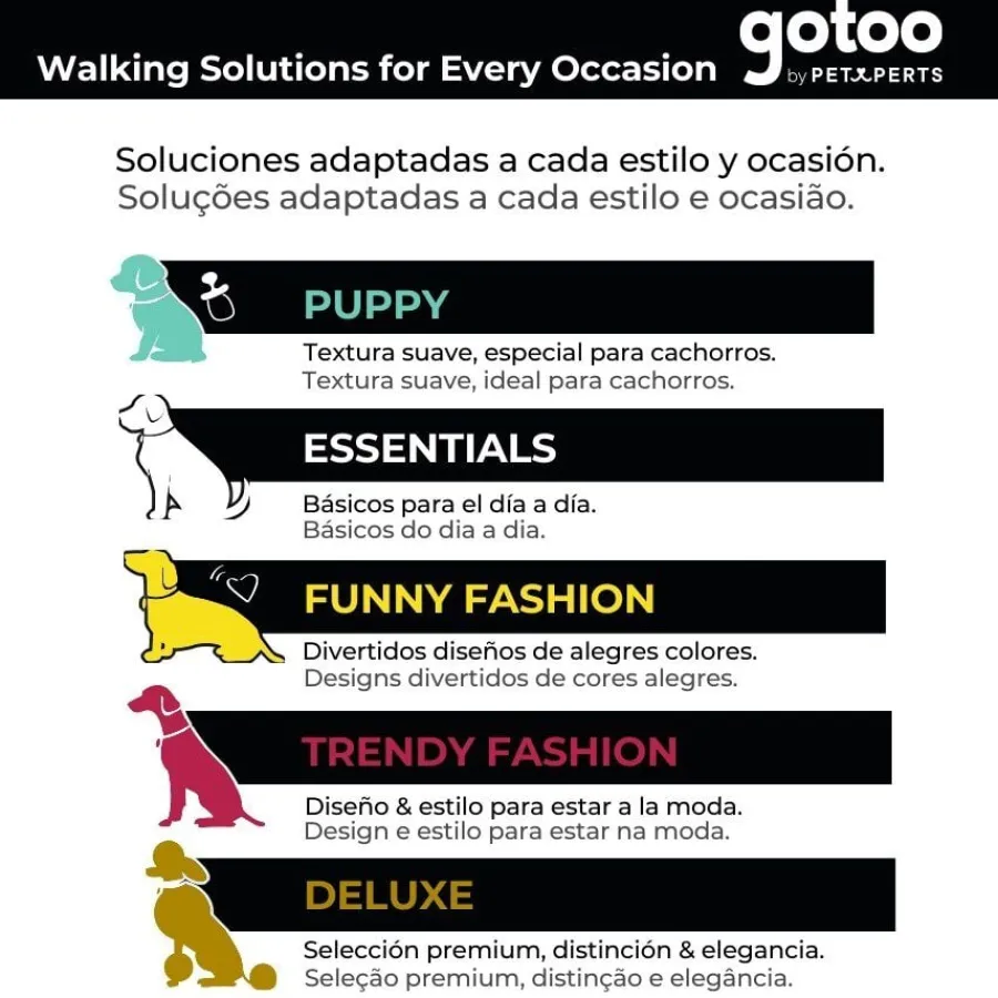 Gotoo Arnés ajustable de malla naranja/negro para perros Discount