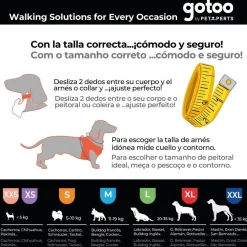 Gotoo Arnés ajustable de malla gris para perros Sale