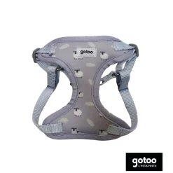 Gotoo Arnés ajustable estampado ovejitas gris para cachorros Best
