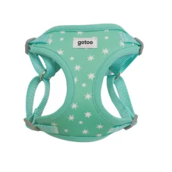 Gotoo Arnés ajustable estampado estrellas verde para cachorros Best