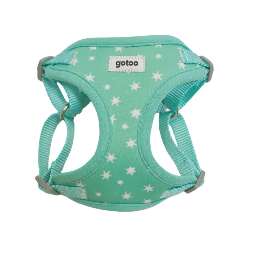 Gotoo Arnés ajustable estampado estrellas verde para cachorros Best