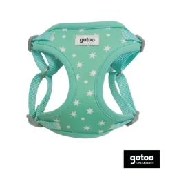 Gotoo Arnés ajustable estampado estrellas verde para cachorros Best