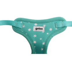 Gotoo Arnés ajustable estampado estrellas verde para cachorros Best