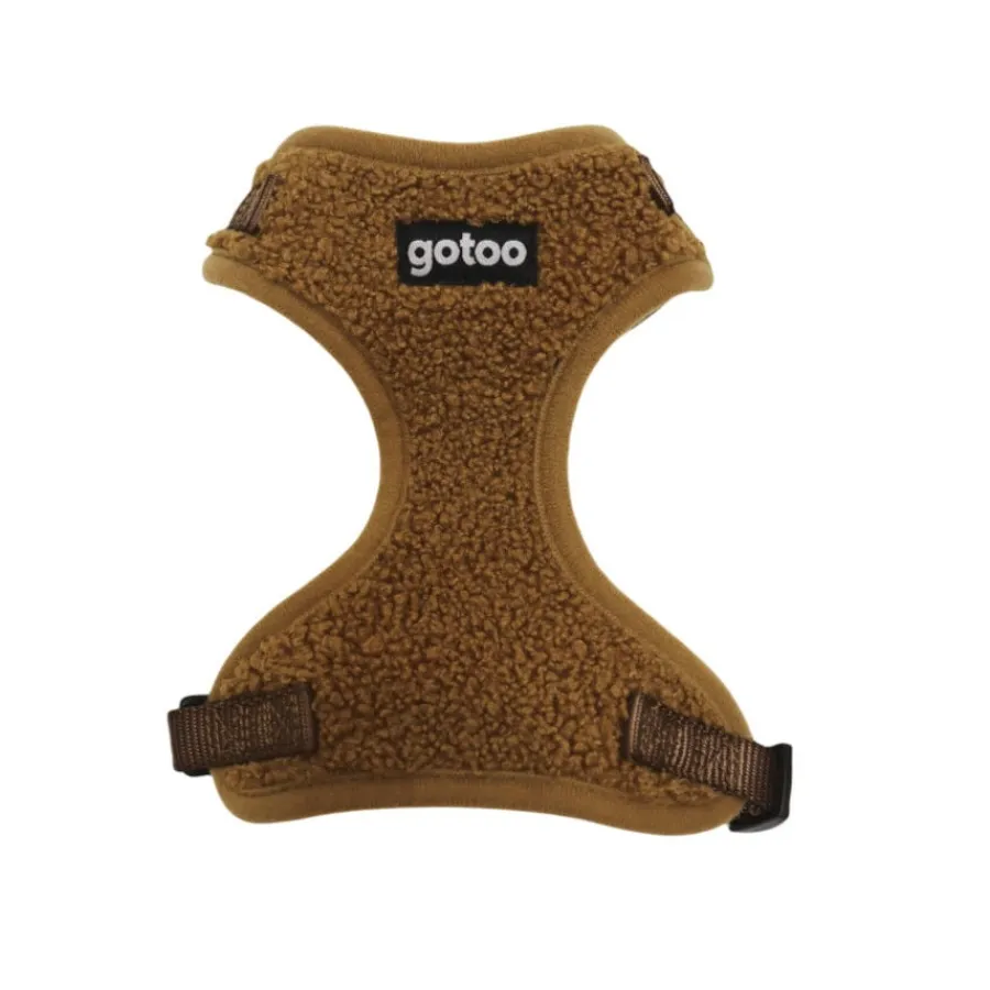 Gotoo Arnés ajustable teddy marrón para perros Online