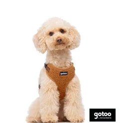 Gotoo Arnés ajustable teddy marrón para perros Online