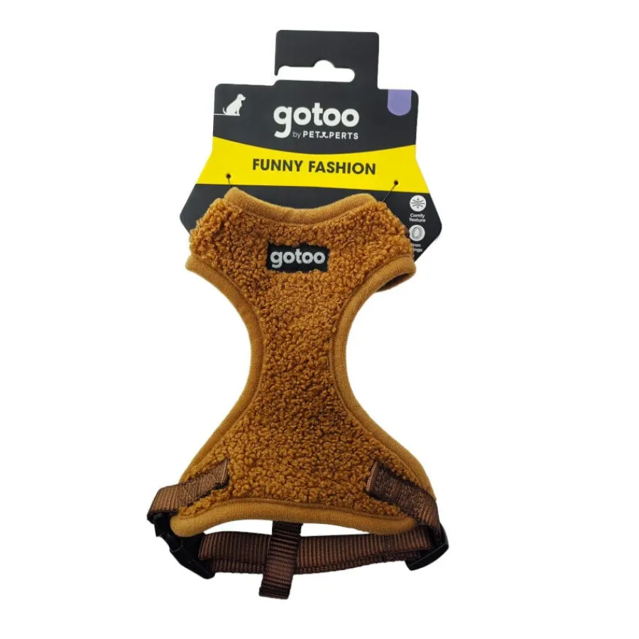 Gotoo Arnés ajustable teddy marrón para perros Online