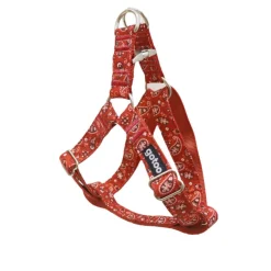 Gotoo Arnés estampado cachemira rojo para perros Hot