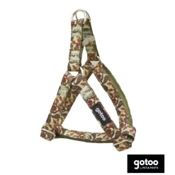 Gotoo Arnés estampado cachemira caqui para perros Discount