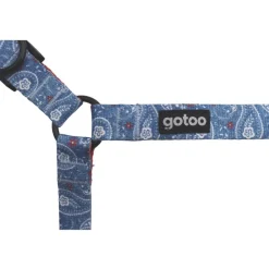 Gotoo Arnés estampado cachemira azul para perros Online