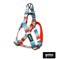 Gotoo Arnés estampado de rayas multicolor para perros Outlet