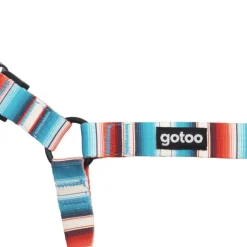 Gotoo Arnés estampado de rayas multicolor para perros Outlet