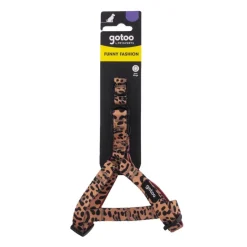 Gotoo Arnés estampado leopardo para perros Best