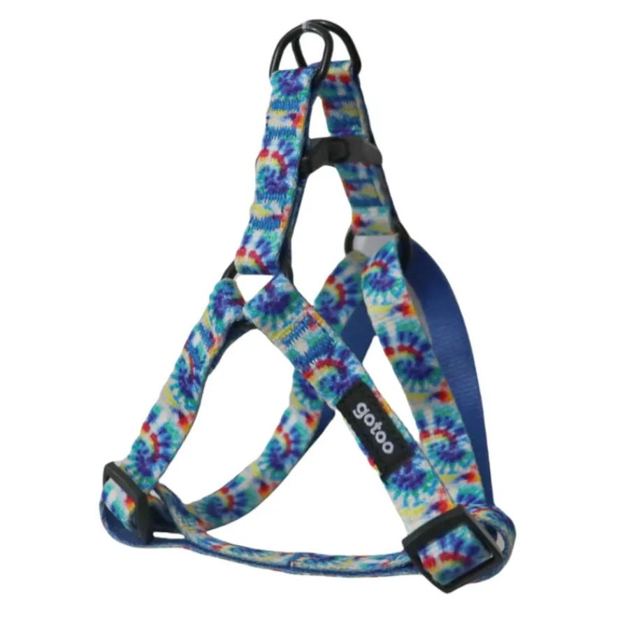 Gotoo Arnés estampado tie die azul para perro Sale