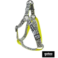 Gotoo Arnés estampado zebra para perros Best