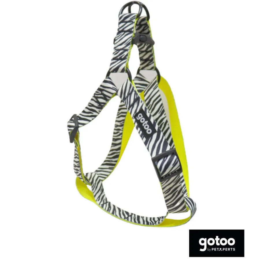Gotoo Arnés estampado zebra para perros Best