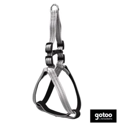 Gotoo Arnés reflectante de neopreno gris para perros Best