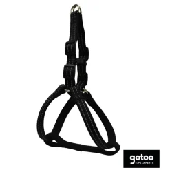 Gotoo Arnés reflectante de neopreno negro para perros Best
