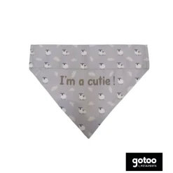 Gotoo Bandana estampada ovejitas gris para perros Hot