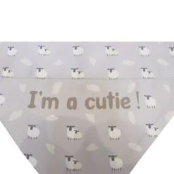 Gotoo Bandana estampada ovejitas gris para perros Hot