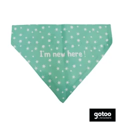 Gotoo Bandana estampada verde para perros Discount