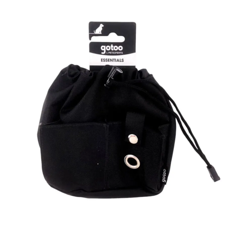 Gotoo Bolsa porta premio negra para perros Best