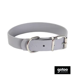 Gotoo Collar Biothane gris para perros Hot