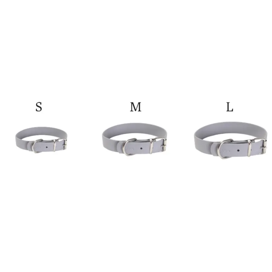 Gotoo Collar Biothane gris para perros Hot