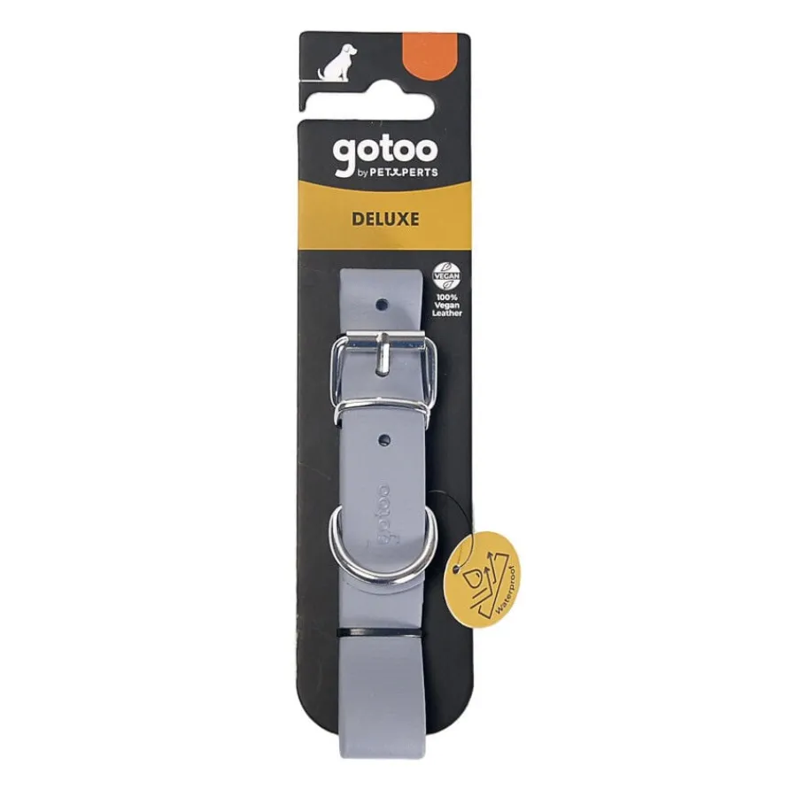 Gotoo Collar Biothane gris para perros Hot