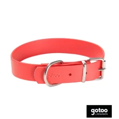 Gotoo Collar Biothane rojo para perros Hot