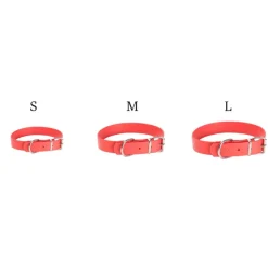 Gotoo Collar Biothane rojo para perros Hot