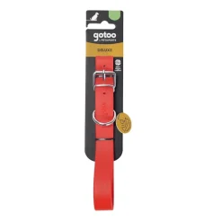 Gotoo Collar Biothane rojo para perros Hot