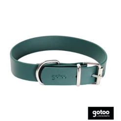 Gotoo Collar Biothane verde para perros Online