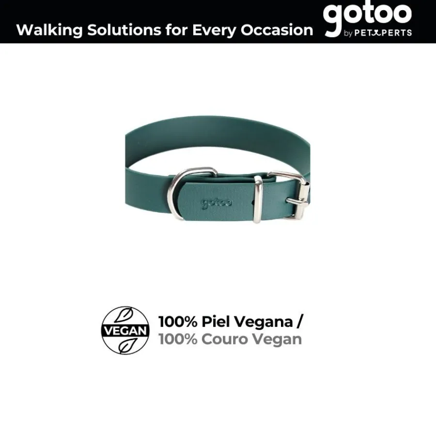 Gotoo Collar Biothane verde para perros Online