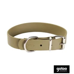 Gotoo Collar Biothane verde oliva para perros Online