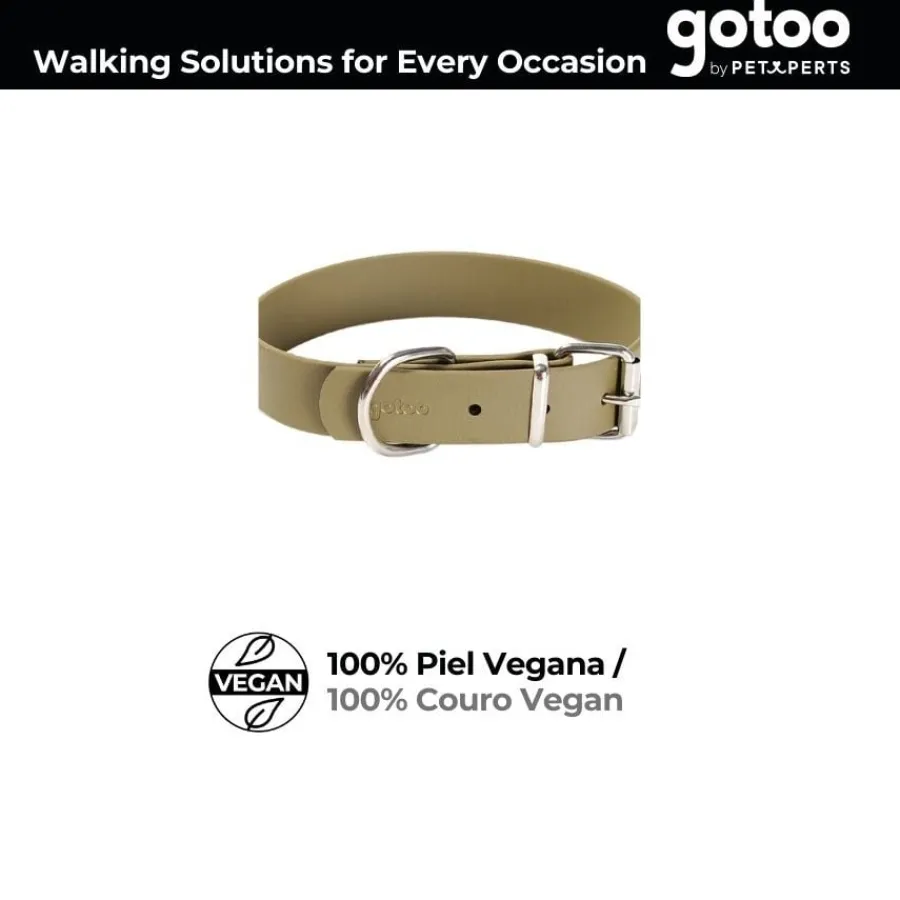 Gotoo Collar Biothane verde oliva para perros Online