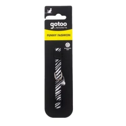 Gotoo Collar con cascabel de zebra para gatos Online