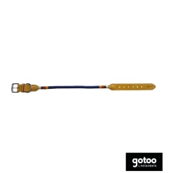 Gotoo Collar cuero azul para perros Sale