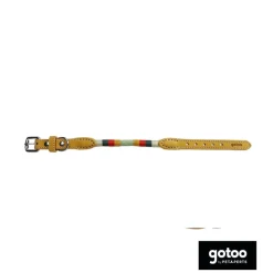 Gotoo Collar cuero verde para perros Sale