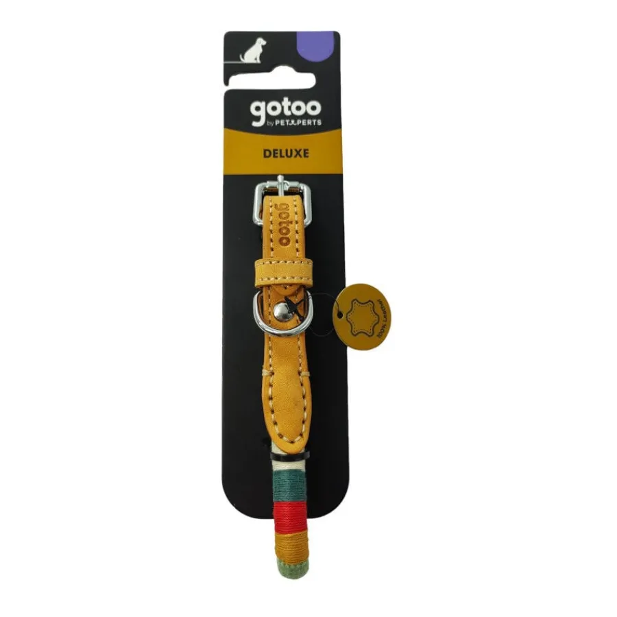 Gotoo Collar cuero verde para perros Sale