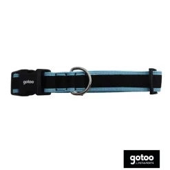 Gotoo collar de malla transpirable turquesa para perros Outlet