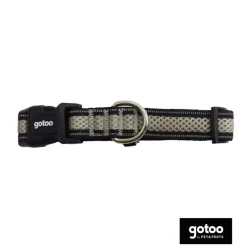 Gotoo Collar de malla transpirable gris para perros Outlet