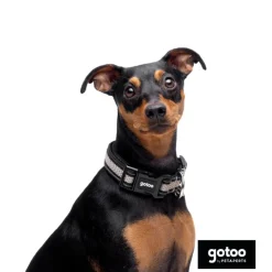 Gotoo Collar de malla transpirable gris para perros Outlet